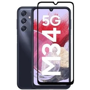 Samsung Galaxy M34 5g Uyumlu Tam Kapatan Tamperli Cam Ekran Koruyucu Kırılmaz Cam