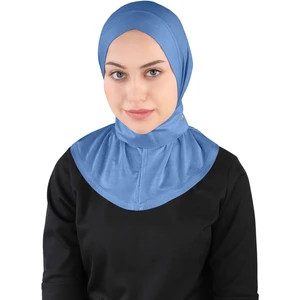 Viskon Fular Çapraz Şal - St 329 Kot Mavi