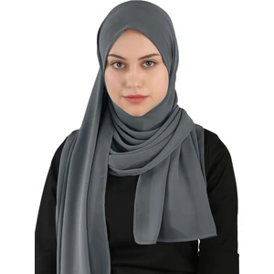 Sandy Pratik Şifon Şal - St 120 Antrasit