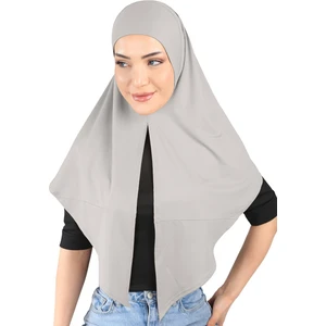 Micro Scarfs Hijab - St 208 Açık Gri