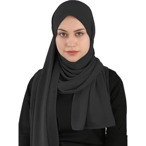 Sandy Pratik Şifon Şal - St 120 Siyah