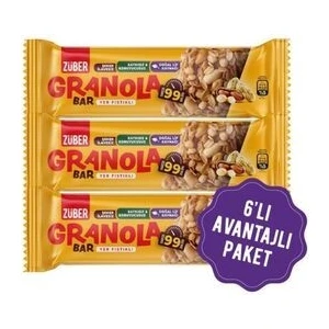 Granola Bar Yer Fıstıklı 25G x 6 Adet