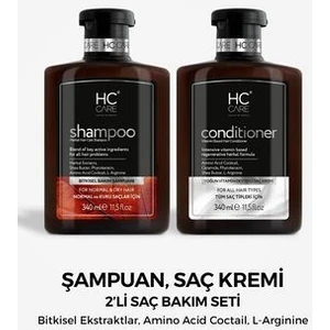 HC Care Şampuan, Saç Kremi 2'li Set - 340 + 340 ml