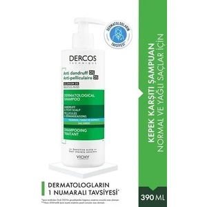 Dercos Şampuan 390 ml - Normal ve Yağlı Saçlar