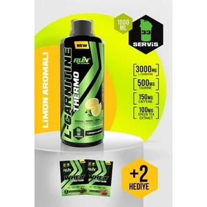 Run Nutrition L-carnitine - 1 Lt - Limon Aromalı - 3000mg - 33 Servis - Hediyeli