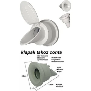 Lavabo Koku Giderici Çek Valfli Lavabo Gider Adaptör Conta Koku Önleyici Pratik Montaj