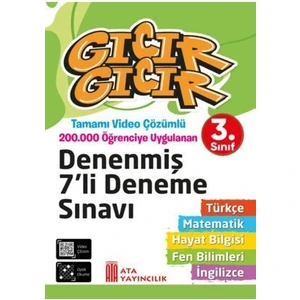 3. Sınıf Gıcır Gıcır Tüm Dersler Denenmiş 7'li Deneme Sınavı
