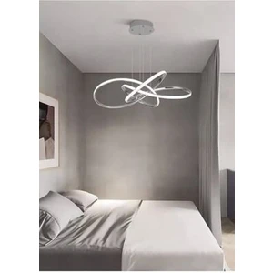 A+ Modern Sarkıt Power LED Avize Concept Ürün Beyaz Işık Krom BURENZE526