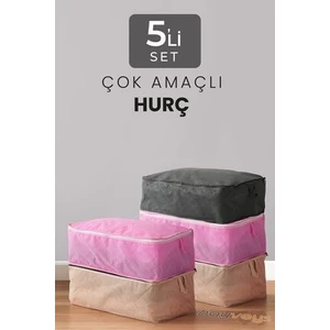 5'li Baza ve Çekyat Tipi Hurç 64 cm x 45 cm x 22 cm
