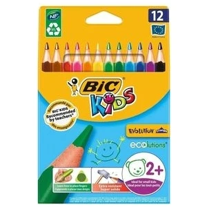 Kuru Boya Kids Evolution Triangle Üçgen Jumbo Boya Kalemi 12 Renk