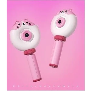 S8 Taşınabilir 1080P Dijital Video Kayıt Fotoğraf Çocuk Kamerası 2.0 Inç IPS Ekran Pembe