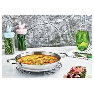 Paslanmaz Çelik İtalyan Omlet Sahan 18x3.5 cm-0.8 Litre
