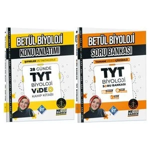 Kr Akademi Yayınları Betül Biyoloji 28 Günde TYT Biyoloji Kamp Kitabı & Soru Bankası Seti