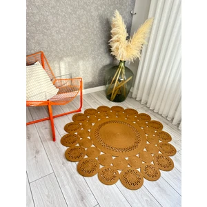 Natura El Dokuma Jüt Bohem Tarz Otantik Salon Oturma Odası Koridor Banyo Mutfak Natural Halı Pamuklu Halı