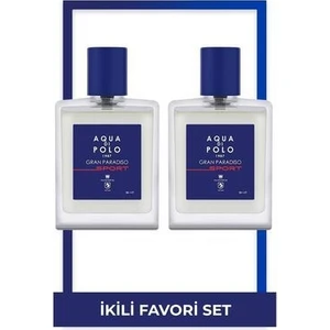 Aqua Di Polo 1987 Gran Paradiso Sport 50 ml EDP Erkek Parfüm Seti Hediye İçin Uygun Fırtınalı ve Ferah