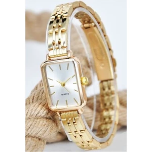 Bayan Kol Saati Vintage  Altın Renk Şık Sade Tasarım SU-548-001