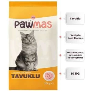Yetişkin Kedi Maması 10 kg Tavuklu Vitamin ve Taurin Takviyeli Ekonomik Paket Türkiye