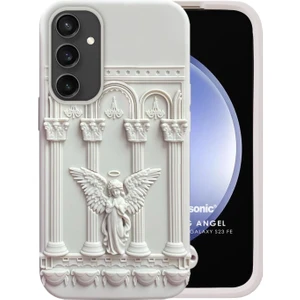 Samsung Galaxy S23 Fe Kılıf Praying Angel Bej