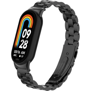 Xiaomi Mi Band 9 Metal Stainless Steel Kordon Siyah