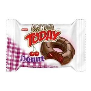 Today Donut Kek Vişneli 35 gr 24 Adet (1 Kutu)