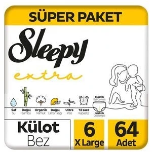 Extra Günlük Aktivite Süper Paket Külot Bez 6 Numara Xlarge 64 Adet