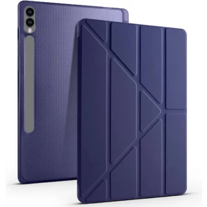 Samsung Galaxy Tab S10 + 12,4 Uymlu Standlı Kalem Bölmeli Akıllı Kılıf