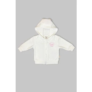 Bebek/çocuk Nakış Detaylı Fermuarlı Sweatshirt