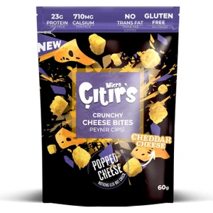 Kurutulmuş %100 Cheddar Peynir Çıtırı 60 gr