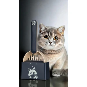 Kedi Kumu Temizleme Küreği ve Platformu