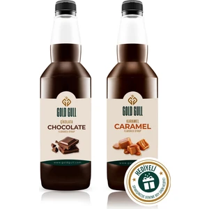 Gold Gull Çikolata & Karamel Aromalı Kahve & Meyve Şurubu 2 x 700 ml