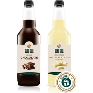 Gold Gull Beyaz Çikolata & Çikolata Aromalı Kahve & Meyve Şurubu 2 x 700 ml