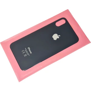 Iphone x Arka Pil Batarya Kapağı (Cam) Siyah