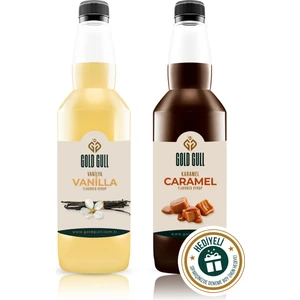 Gold Gull Vanilya & Karamel Aromalı Kahve & Meyve Şurubu 2 x 700 ml