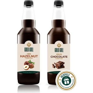Gold Gull Fındık & Çikolata Aromalı Kahve & Meyve Şurubu 2 x 700 ml