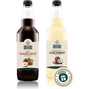 Gold Gull Hindistan Cevizi & Fındık Aromalı Kahve & Meyve Şurubu 2 x 700 ml
