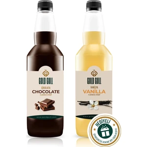 Gold Gull Çikolata & Vanilya Aromalı Kahve & Meyve Şurubu 2 x 700 ml