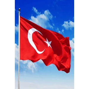 Bilsan Bayrak Türk Bayrağı 70X105 cm (5 Adet) 1.kalite Alpaka Kumaş