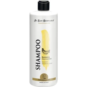 Iv San Bernard Banana Shampoo Medium Hair Orta Uzunluktaki Kürke Sahip Kedi ve Köpekler Için Muzlu Şampuan 500 ml