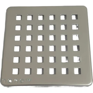 Nano Tm 10 x 10 cm Paslanmaz Kare Izgara (Yer Sifonu Yer Süzgeci Islak Alan Pis Su Giderleri İçin)