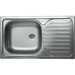 Krom Evye 43.5 x 86 Ankastre Eviye Sağ Damlalık