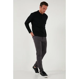 Streç Pamuklu Regular Fit Normal Bel Düz Paça Pantolon Erkek Pantolon 674002
