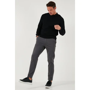 Streç Pamuklu Slim Fit Normal Bel Boru Paça Pantolon Erkek Pantolon 674003