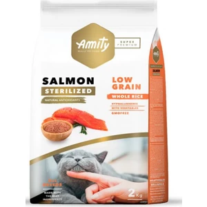 Süper Premium Düşük Tahıllı Kısırlaştırılmış Somon Balıklı Kedi Maması 7 kg