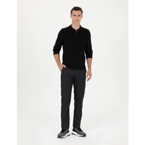 Pierre Cardin Erkek Antrasit Regular Fit Kanvas Pantolon 50278474-Vr006