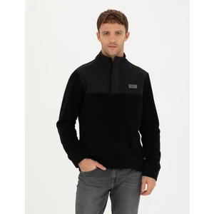 Pierre Cardin Erkek Siyah Regular Fit Sweatshirt 50271771-Vr046