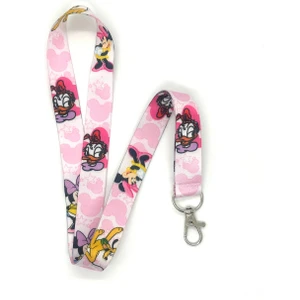 Minnie Mouse 4 Temalı Boyun İpi Kart Askısı