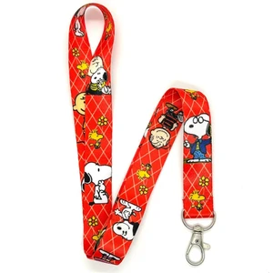Snoopy 2 Temalı Boyun İpi Kart Askısı