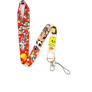 Yavru Karakterler Temalı Boyun İpi Kart Askısı Telefon Askısı