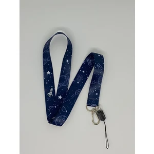 Galaksi Temalı Boyun İpi Kart Askısı
