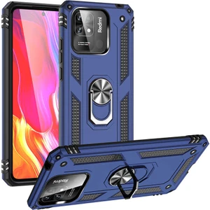 Xiaomi Redmi 10C Kılıf Vega Tank Sert Yüzüklü Standlı Zırh Koruma Kapak